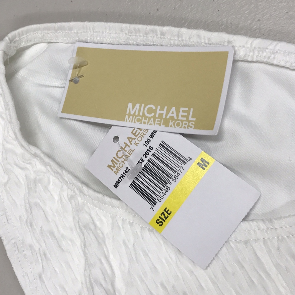 Michael Kors Sea Side Texture Bottoms White (M) - Picture 4 of 5